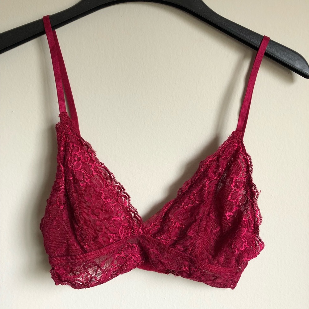 Red Lace Bralette